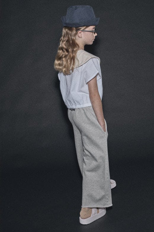 Cruise Collar Top White