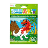 Undercover Art Hidden Pattern Coloring Activity Art Cards - Dino Tales - 12 Cards