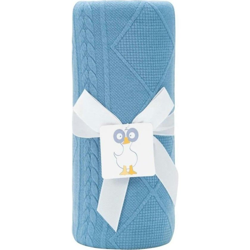 Denim Knit Blanket