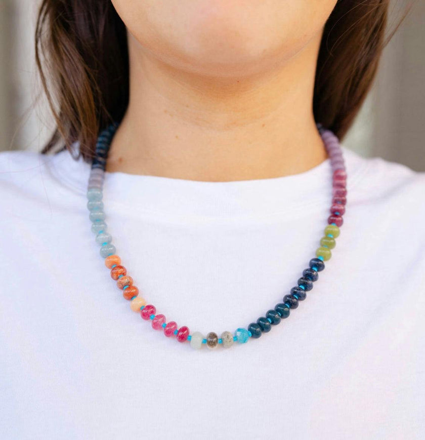 Strolling Through Provence Gemstone Necklace