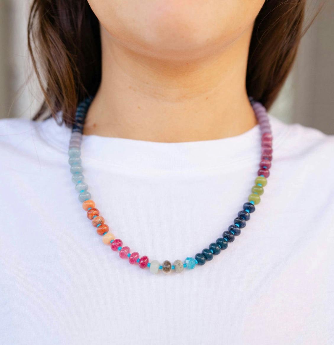Strolling Through Provence Gemstone Necklace