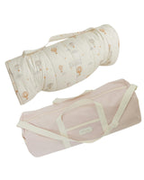 BLOOMERE  Nap Mat Set (Hot Balloon Pink Bag)
