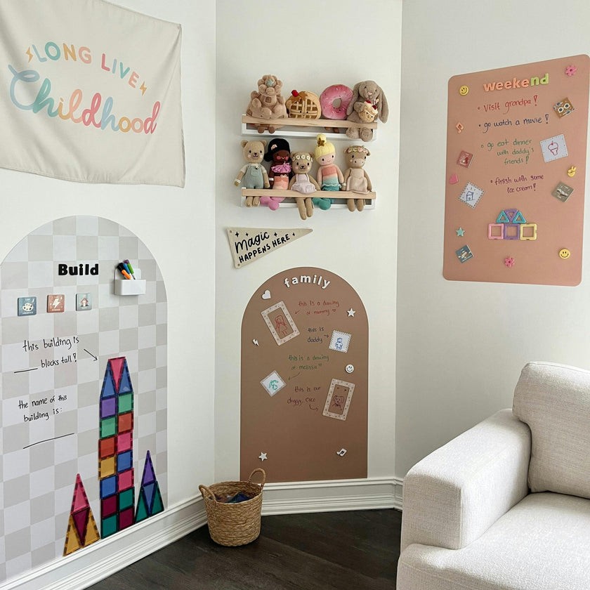 MEGA Magic Playwall - Arch Magnetic Wall Decal for Kids