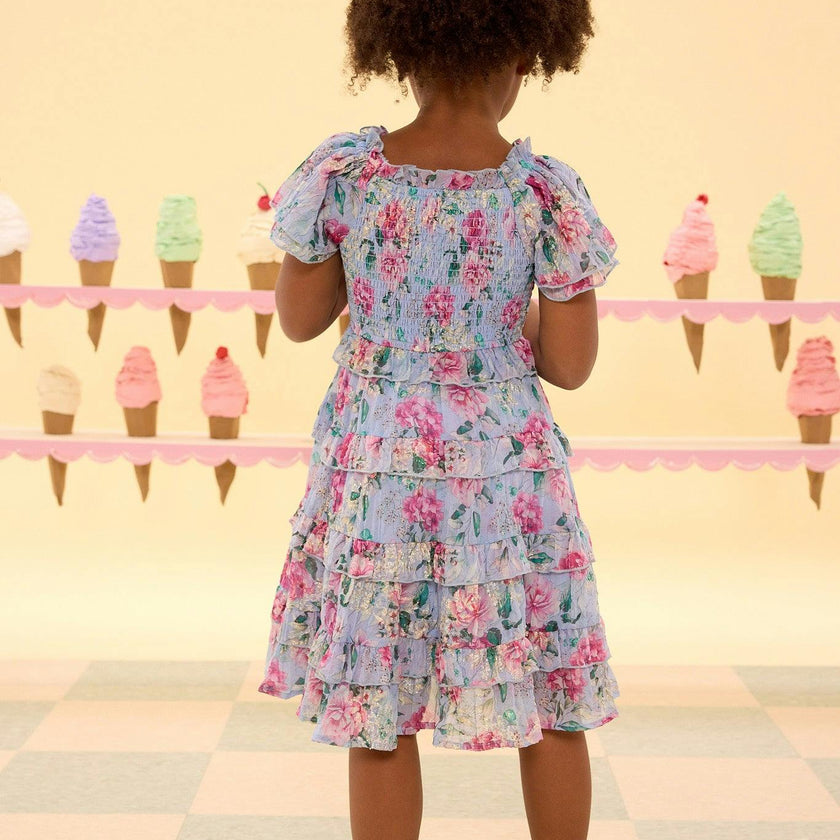 Mini Winnie Dress in Peony Blossoms