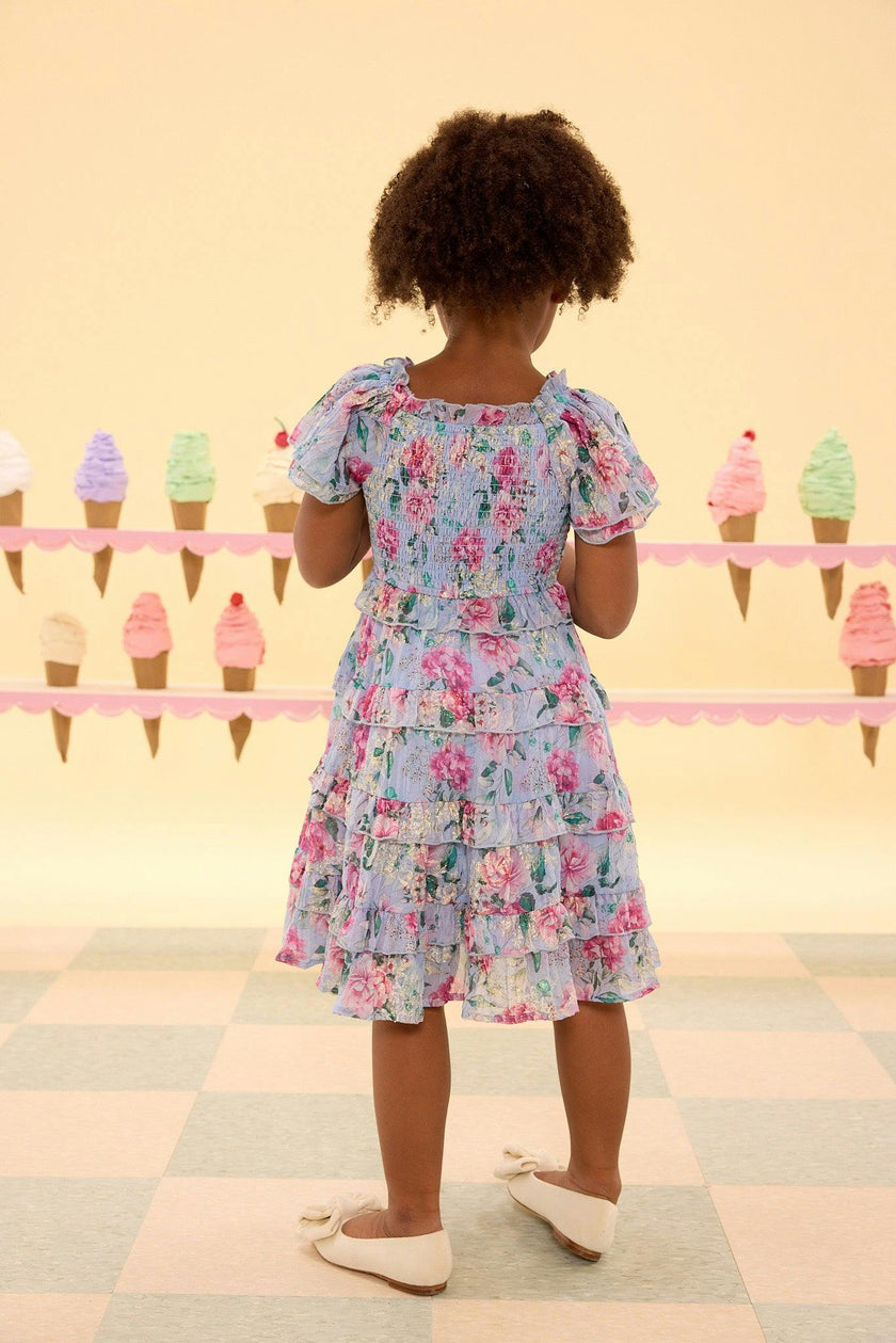 Mini Winnie Dress in Peony Blossoms
