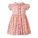 Cherry Button-front Dress