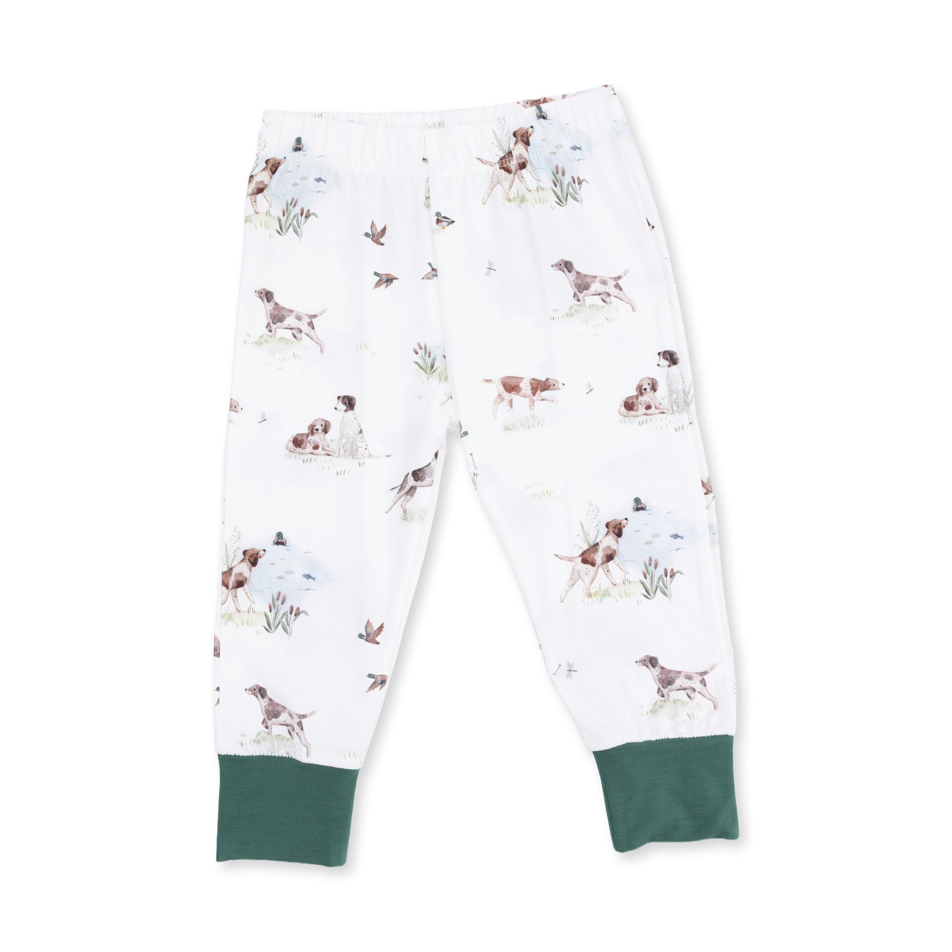 Pointer Pups and Duck Buddies - Long Sleeve Loungewear Set