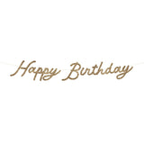 Gold Personalisable Birthday Garland Set
