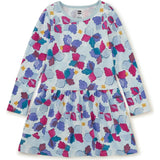 Long Sleeve Pocket Dress, Multi