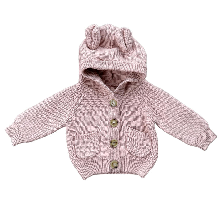 Baby Girl Knit Hoodie