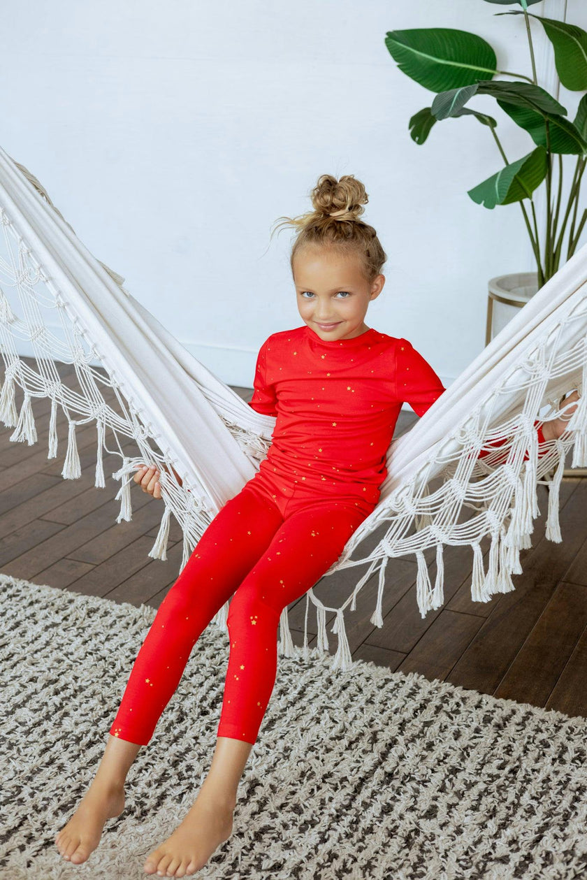 Bamboo Star Print Loungewear Set