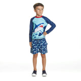 Raglan Rashguard and Boardshort Set