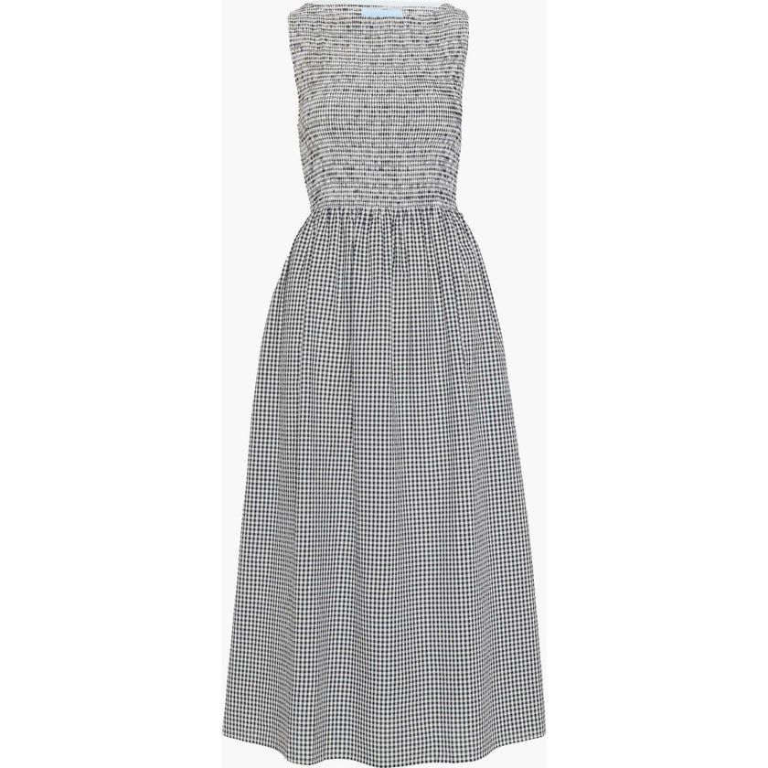 The Cosima Nap Dress - Black/Sand Gingham
