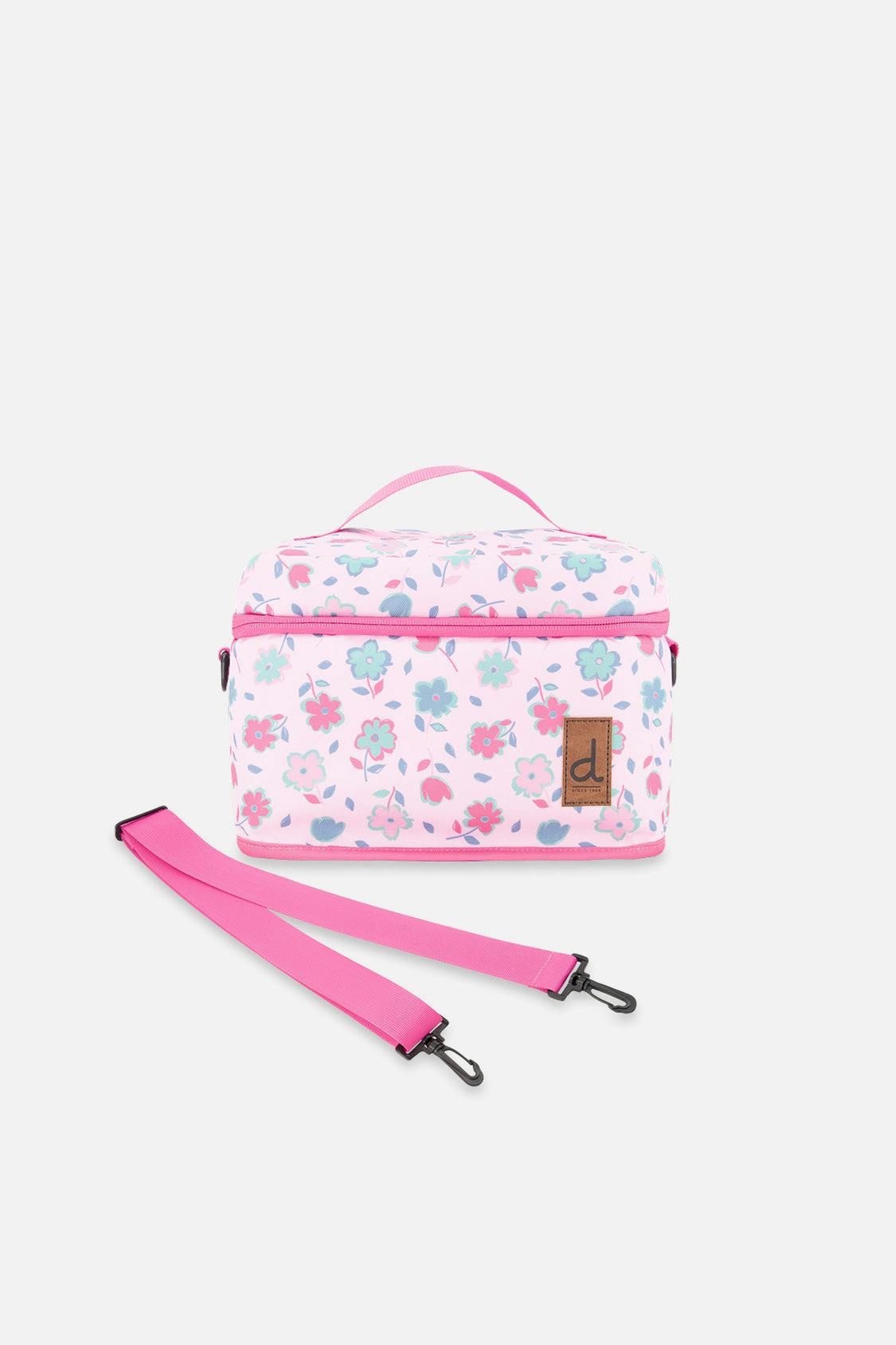 Little Girl Flowers Charming Spacious Durable Lunch Box