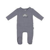 Teddy Wagon Footie and Beanie Set