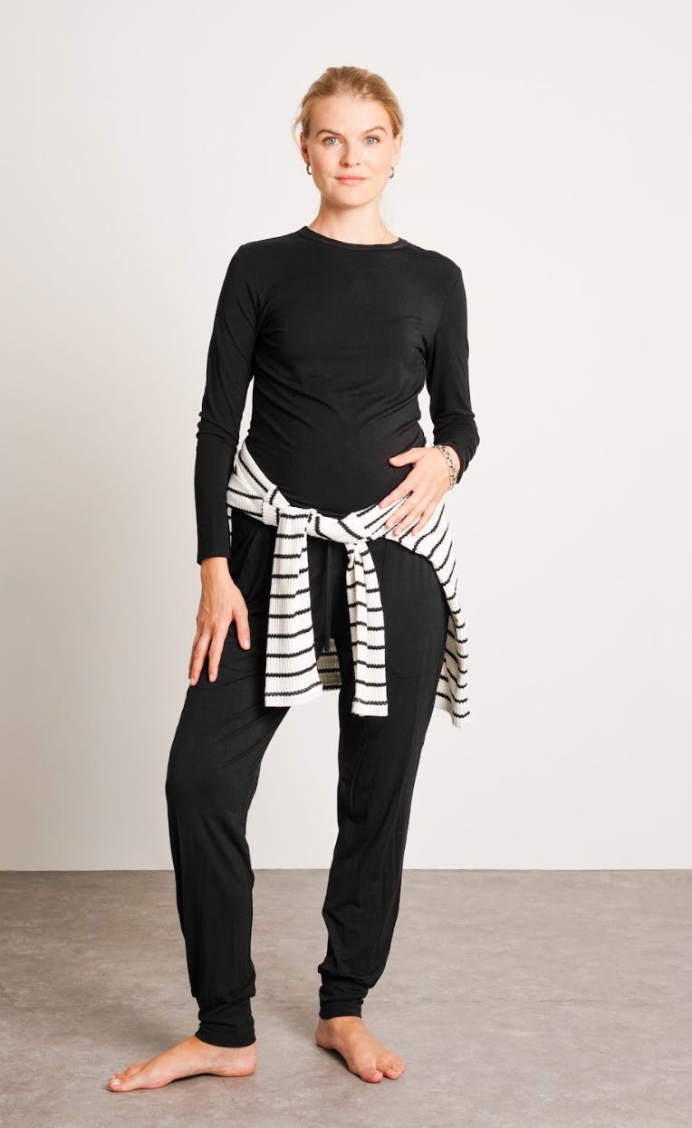 Liv Long Sleeve Maternity Crew Neck Tee