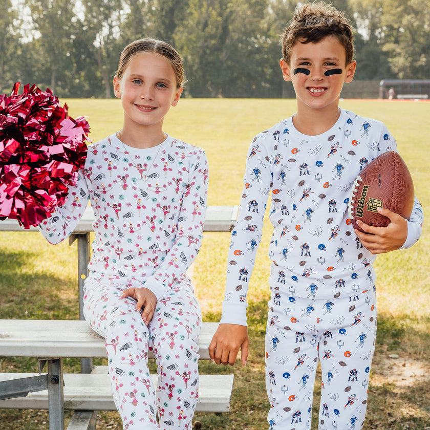 The Organic Long Sleeve Pajama Set [Cheer]
