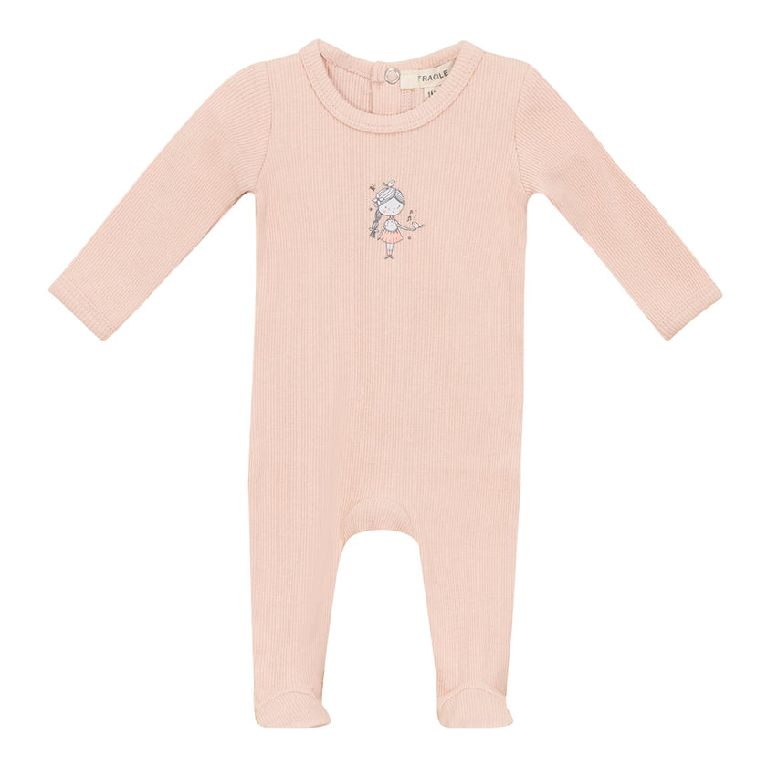 Ribbed Snap Front Romper