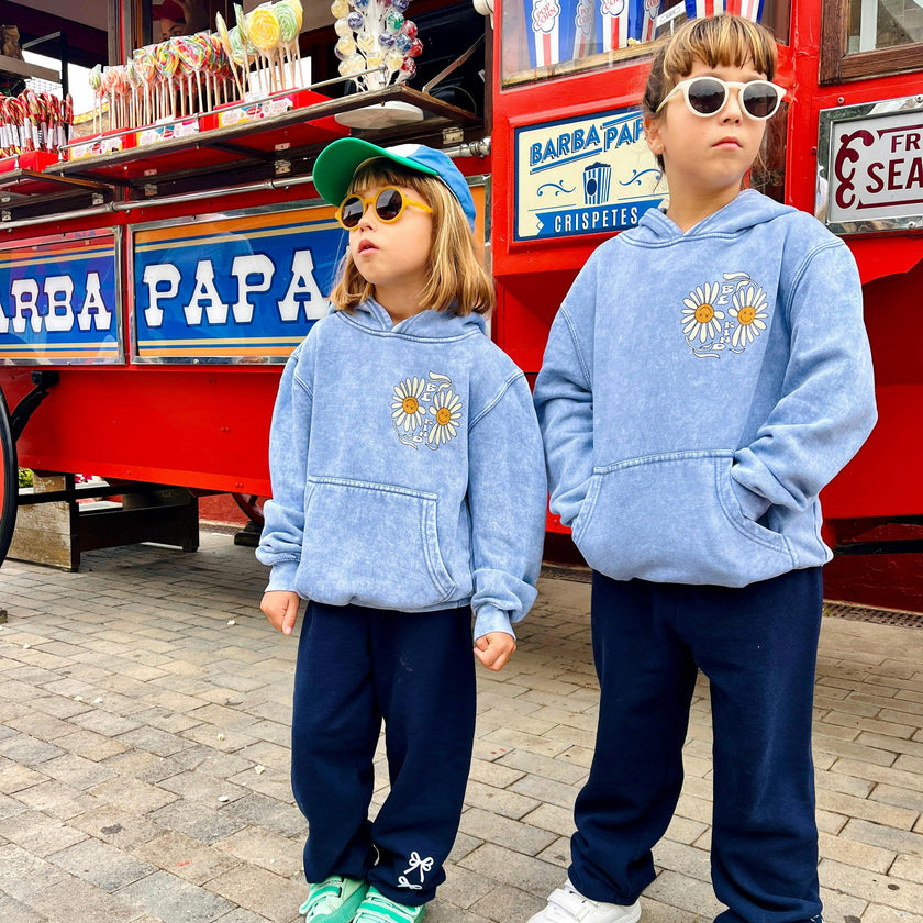 Kids Be Kind Hoodie-Washed blue-Unisex