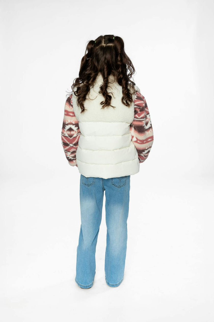 Sleeveless Mid-Season Vest Off-White