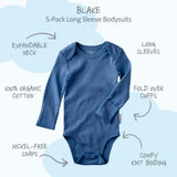 BLAKE 10-Pack Long Sleeve Bodysuit