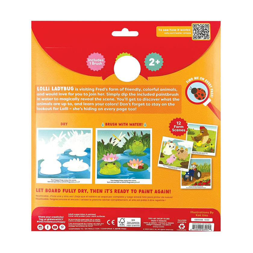 Water Amaze Water Reveal Boards - On The Farm - 12 Boards