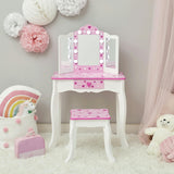 Sweethearts Print Gisele Medium Vanity - White/Pink
