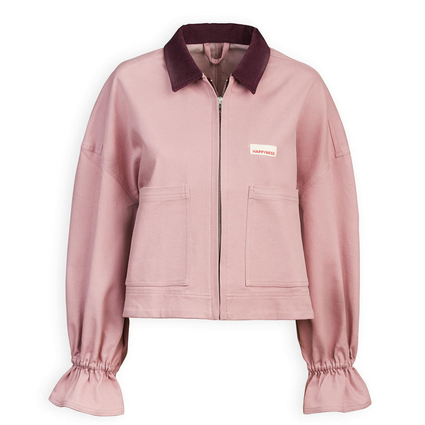 women's denim jacket - dawn rose