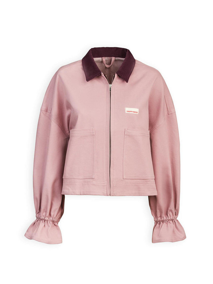women's denim jacket - dawn rose