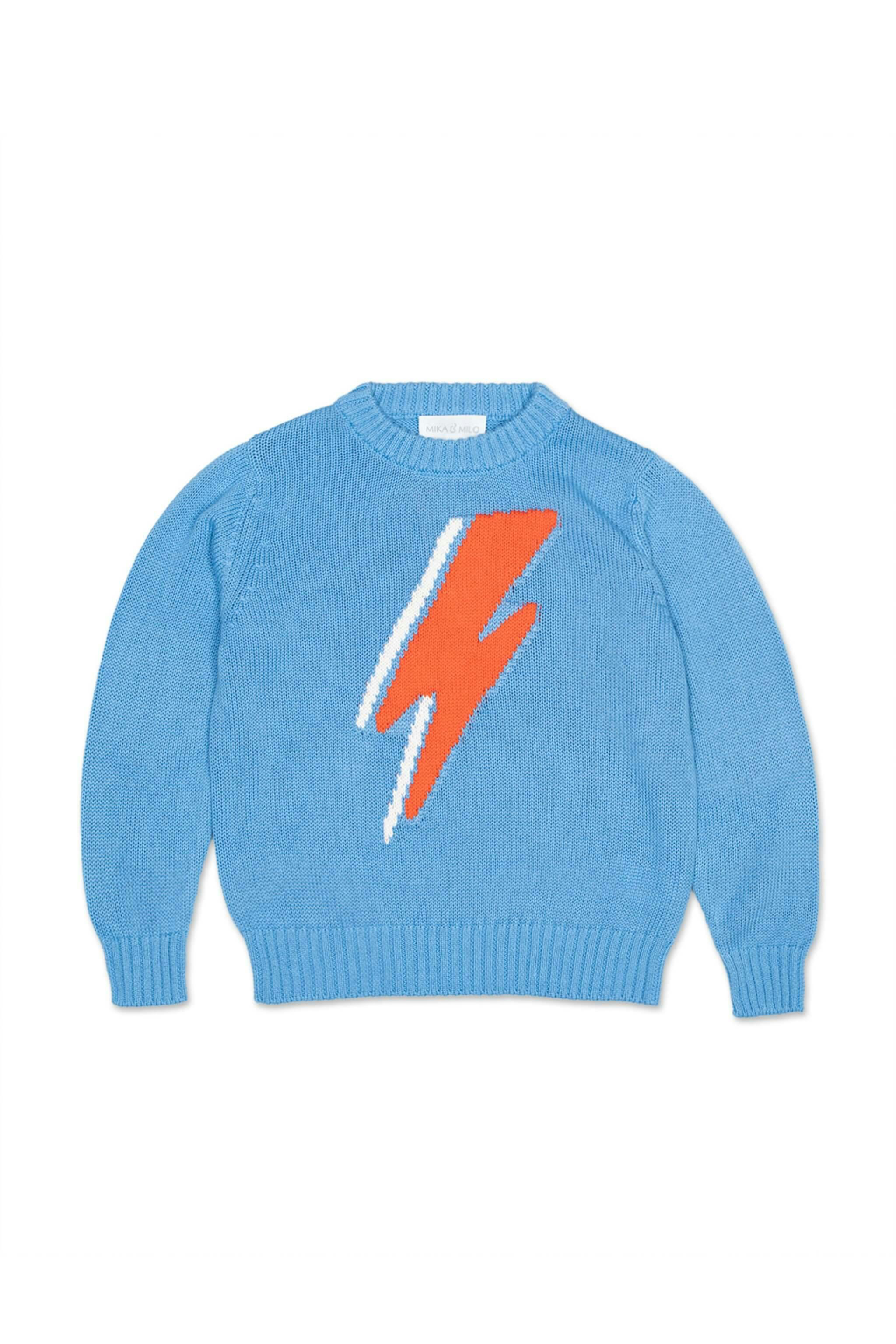 Lightning Bolt Jumper | Azure