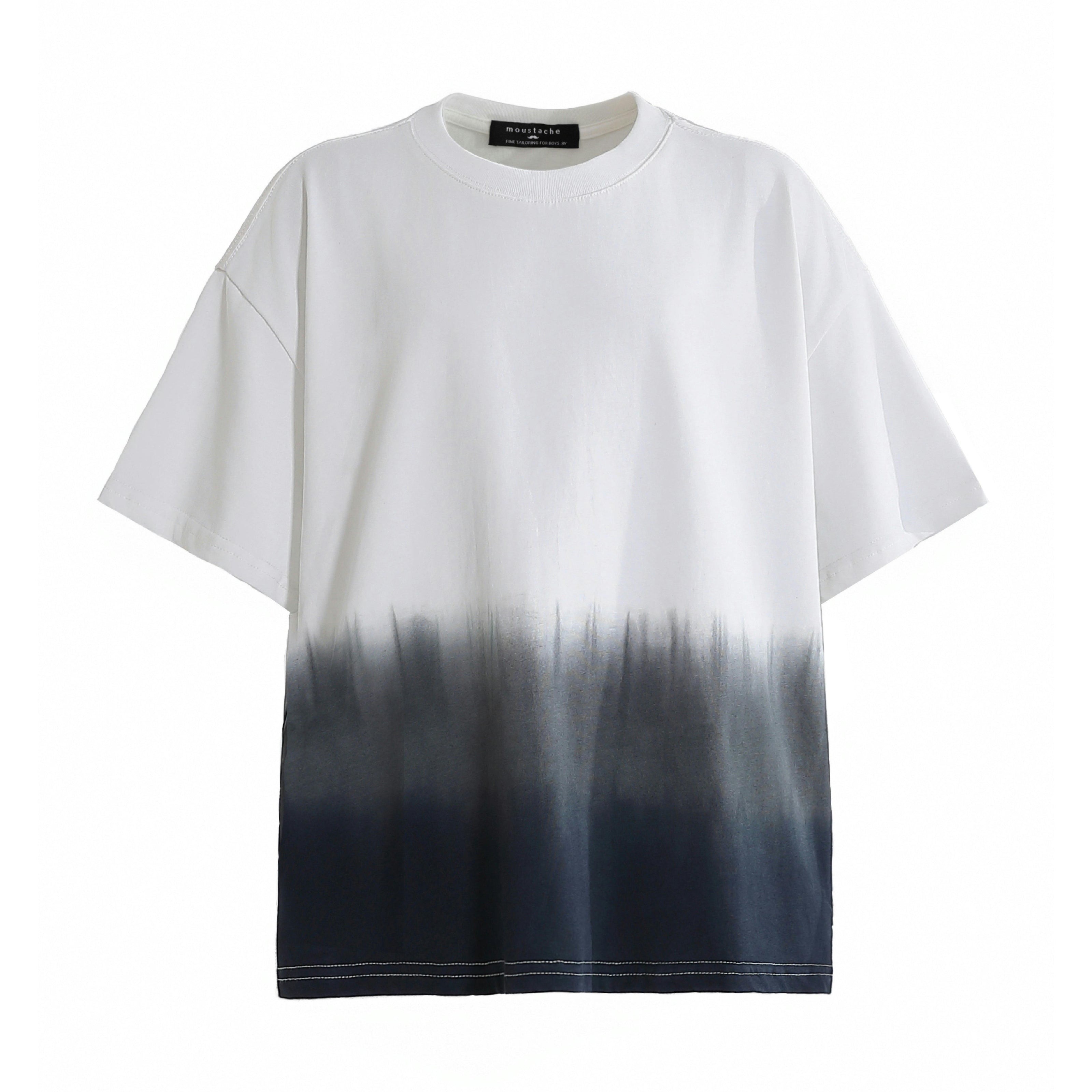White to Gray Gradient T‑Shirt