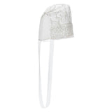 White Embroidered Christening Dress & Bonnet Set