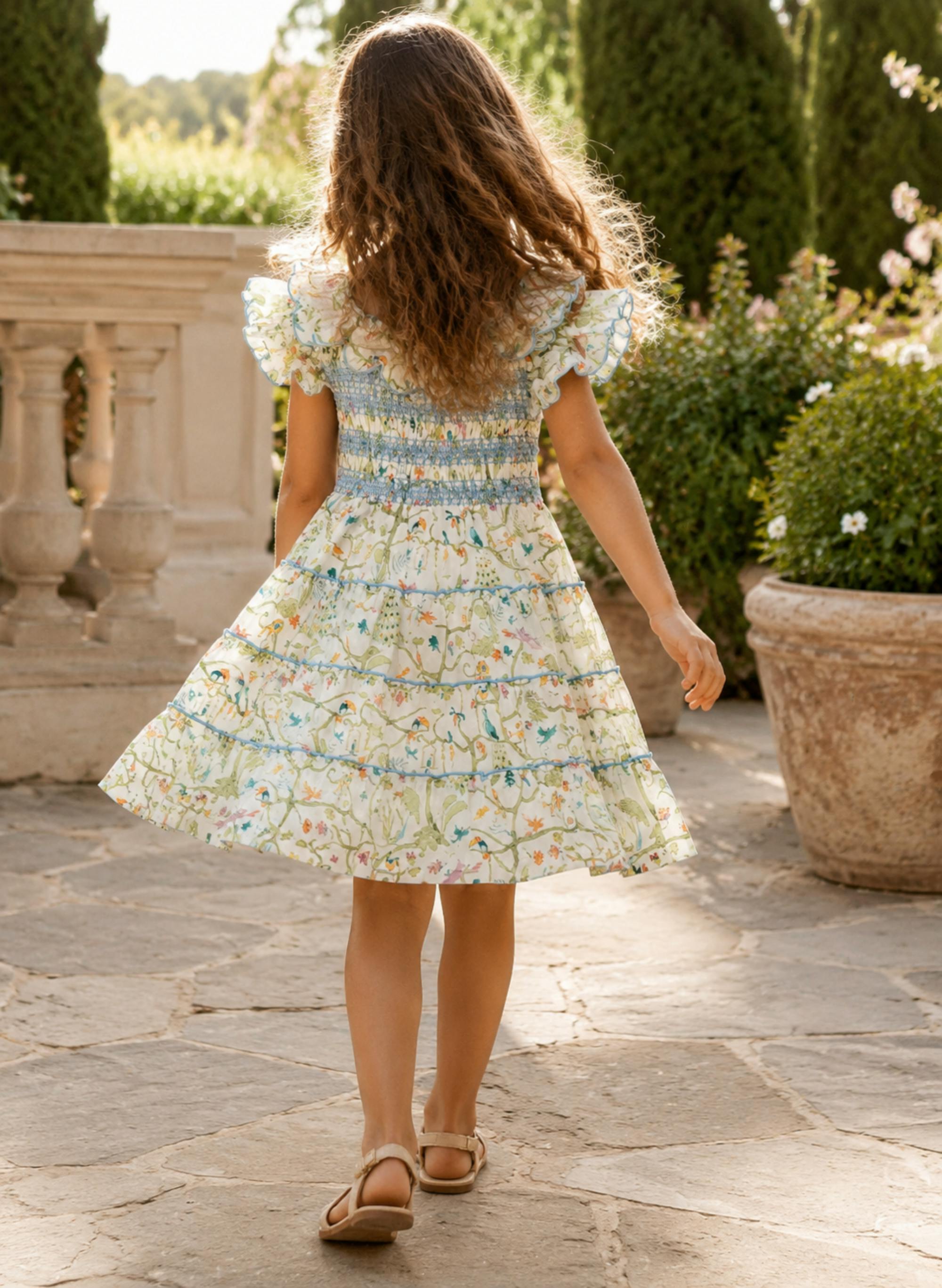 Mimi Dress - Tropical Garden