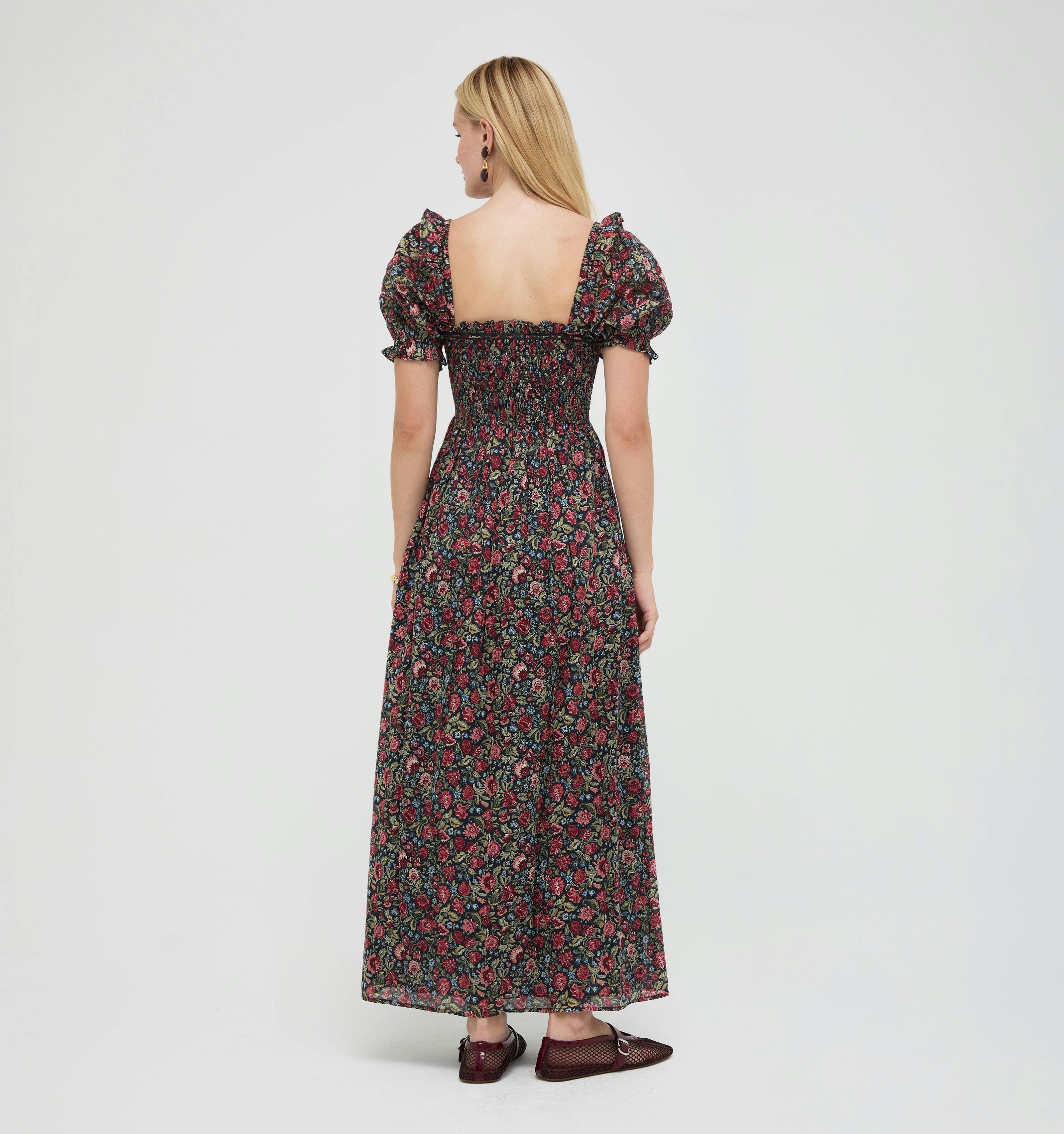 The Scarlett Nap Dress -  Jacobean Sprig