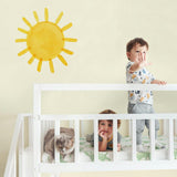 Watercolor Sun • Medium • Peel-and-Stick Wall Decals
