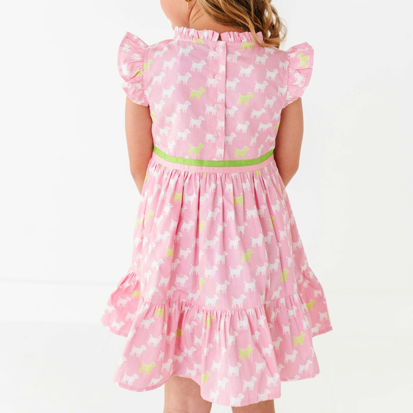 Puppies Ruffle Dress