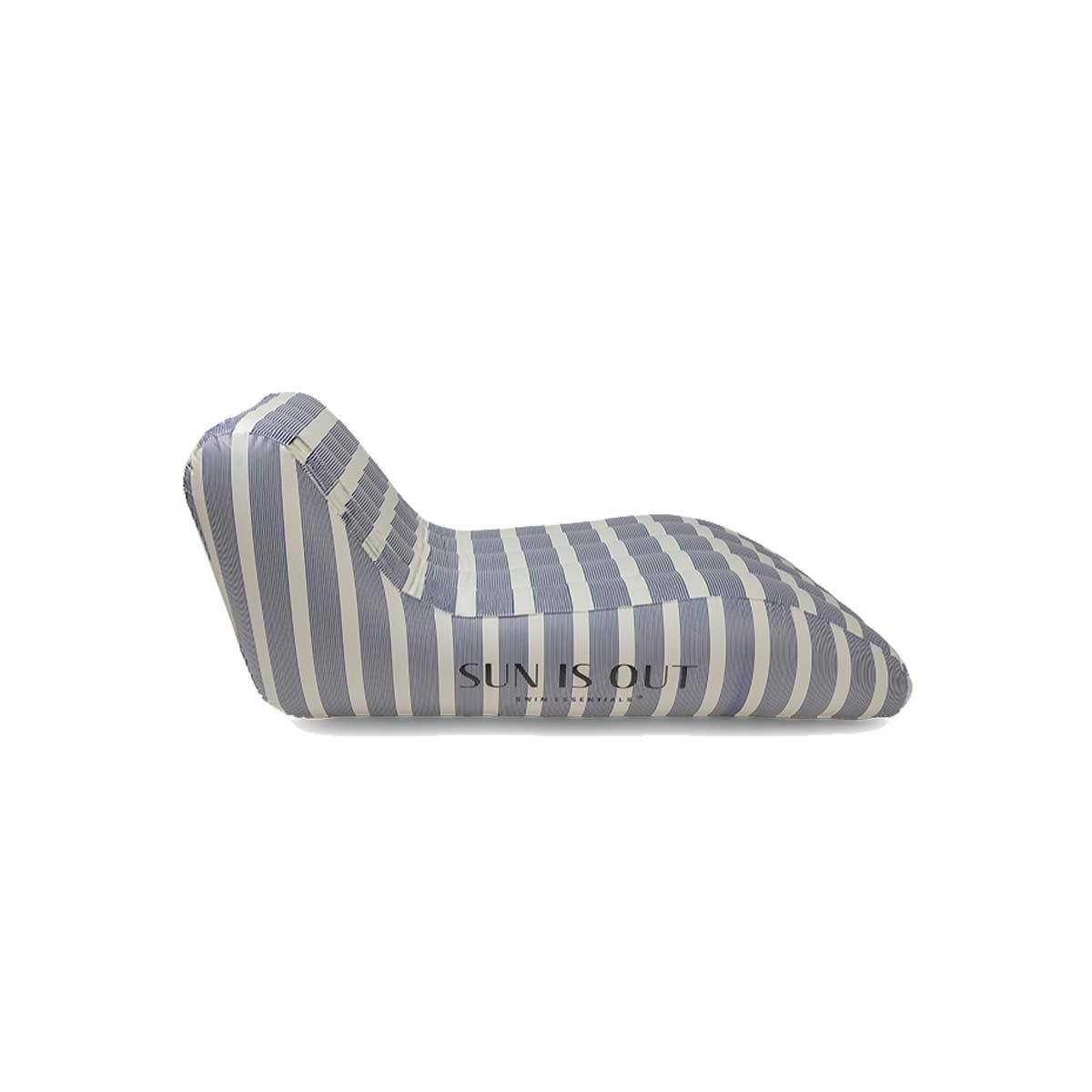 Premium Lounge Float - Blue/White - Monaco