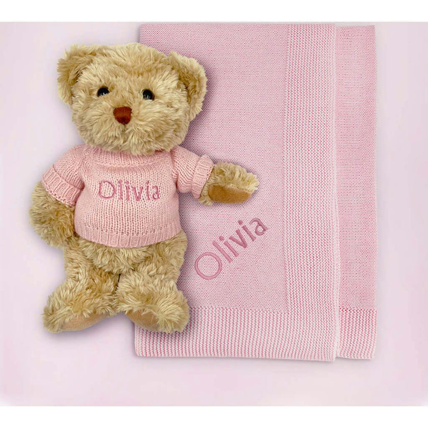 Personalized Bertie with Blanket