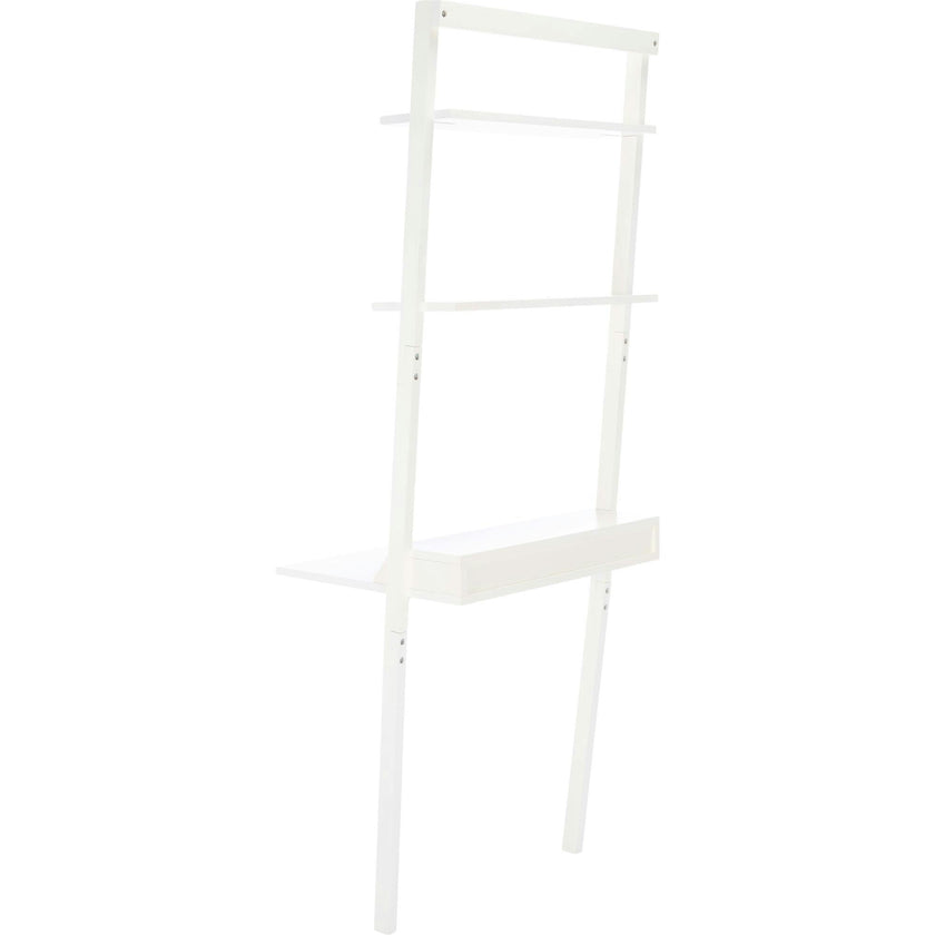 Pamella 2 Shelf Leaning Desk
