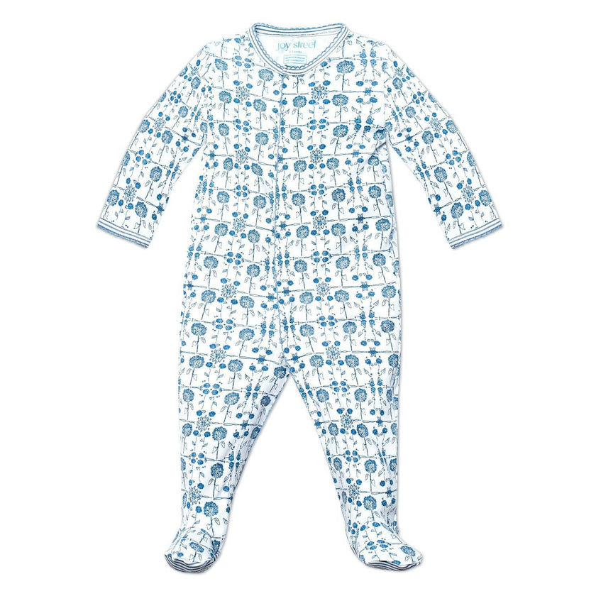 Blue Hydrangeas Snap Baby Onesie