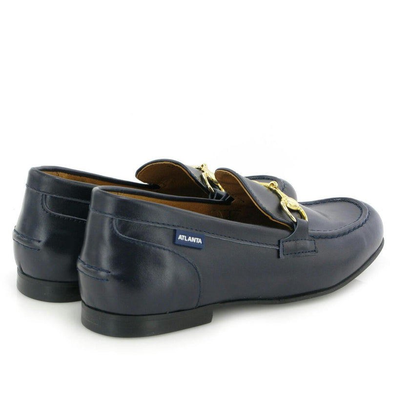 Teresa Buckle - navy blue smooth