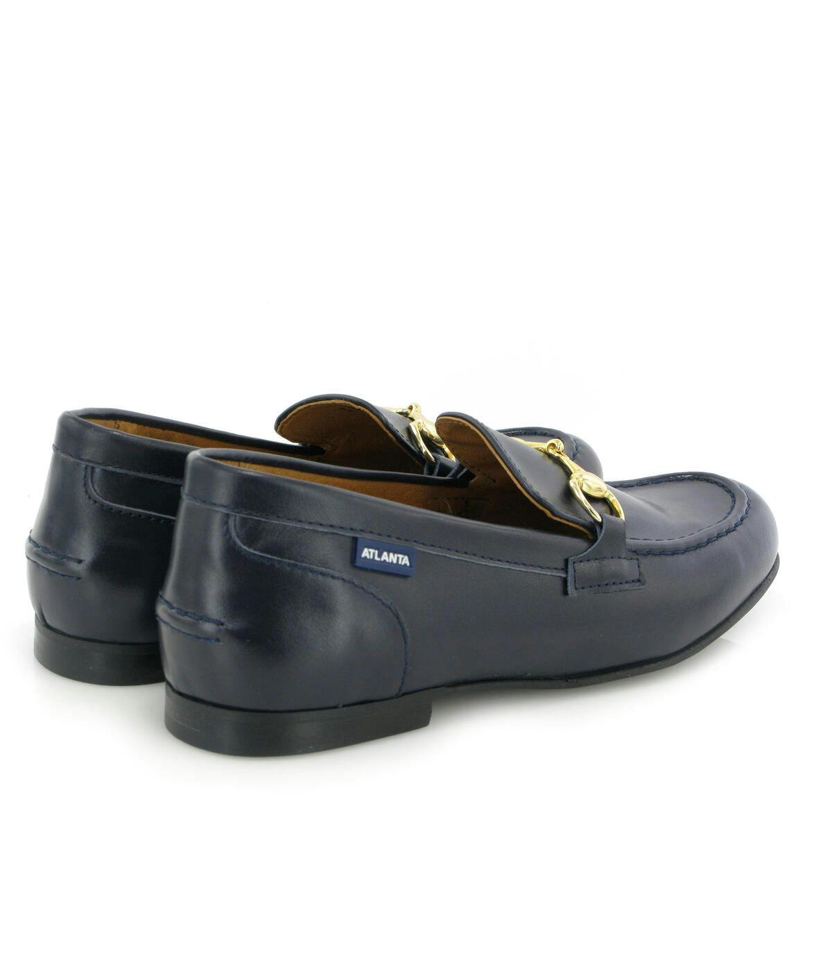 Teresa Buckle - navy blue smooth