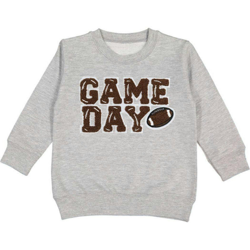 Game Day Patch Sweatshirt - Gray