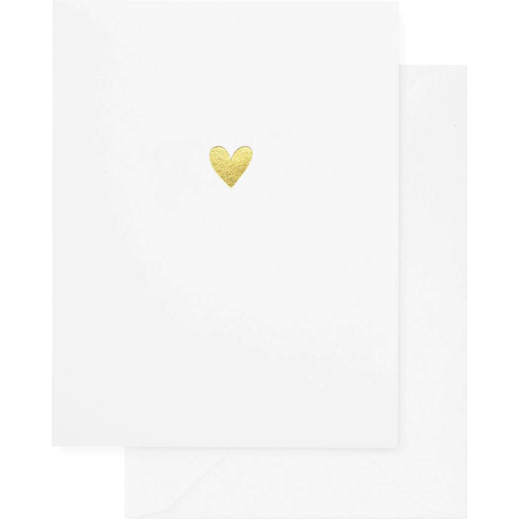 Gold Heart Card