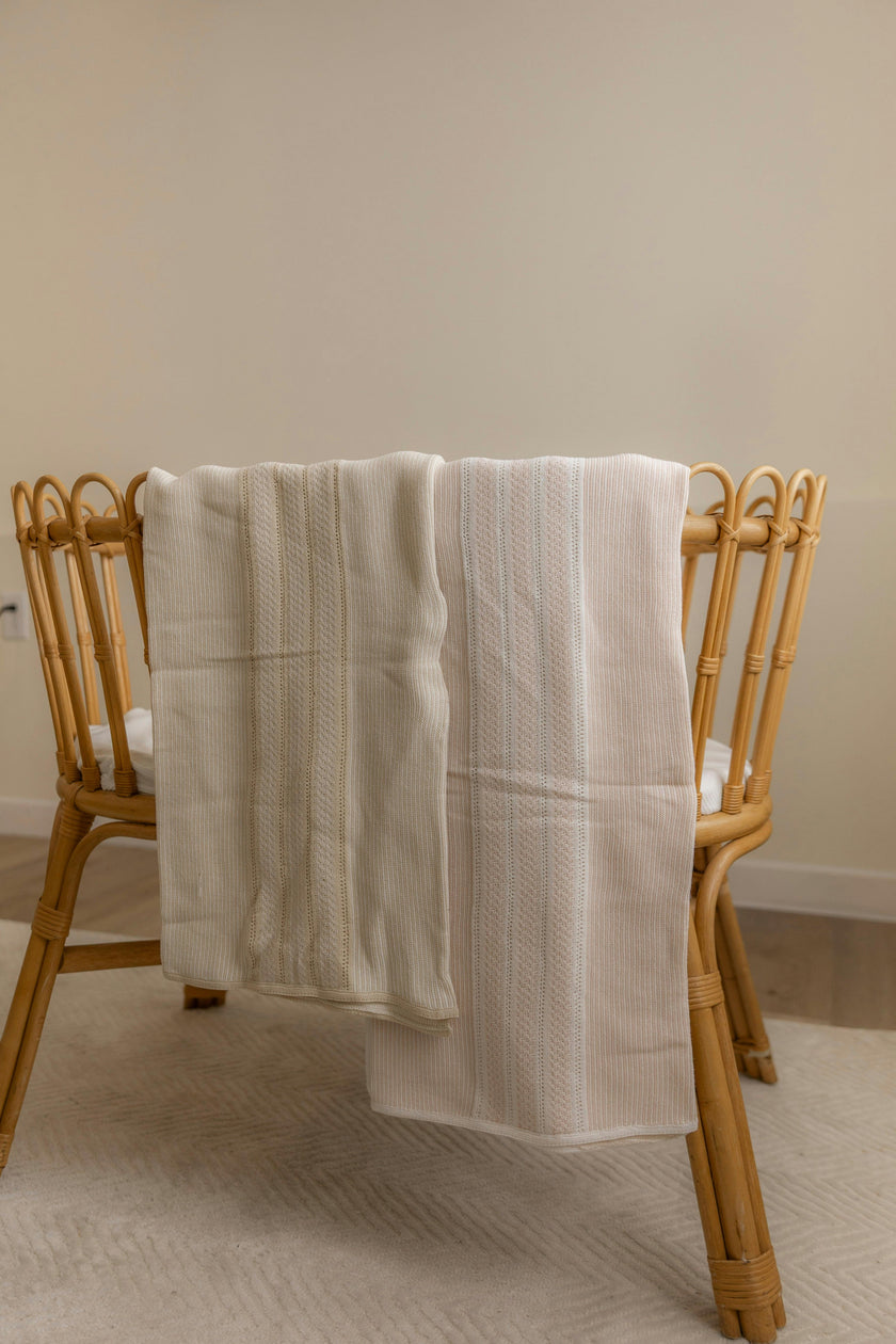 Striped Pointel Blanket