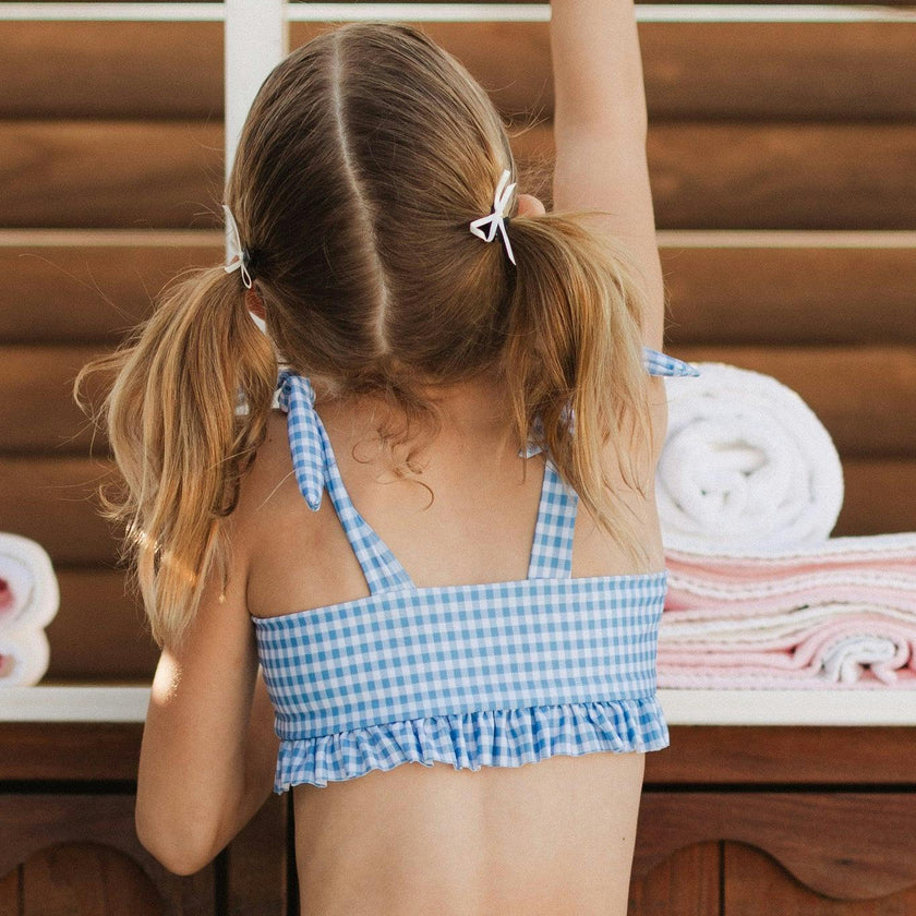 Mini Brandi Bandeau Top in Blakely Gingham