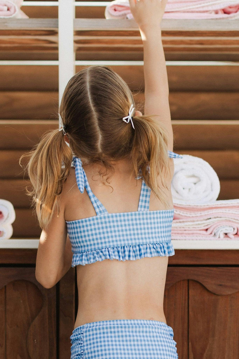 Mini Brandi Bandeau Top in Blakely Gingham