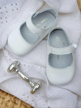 Pre-Walker Pram Shoe in White