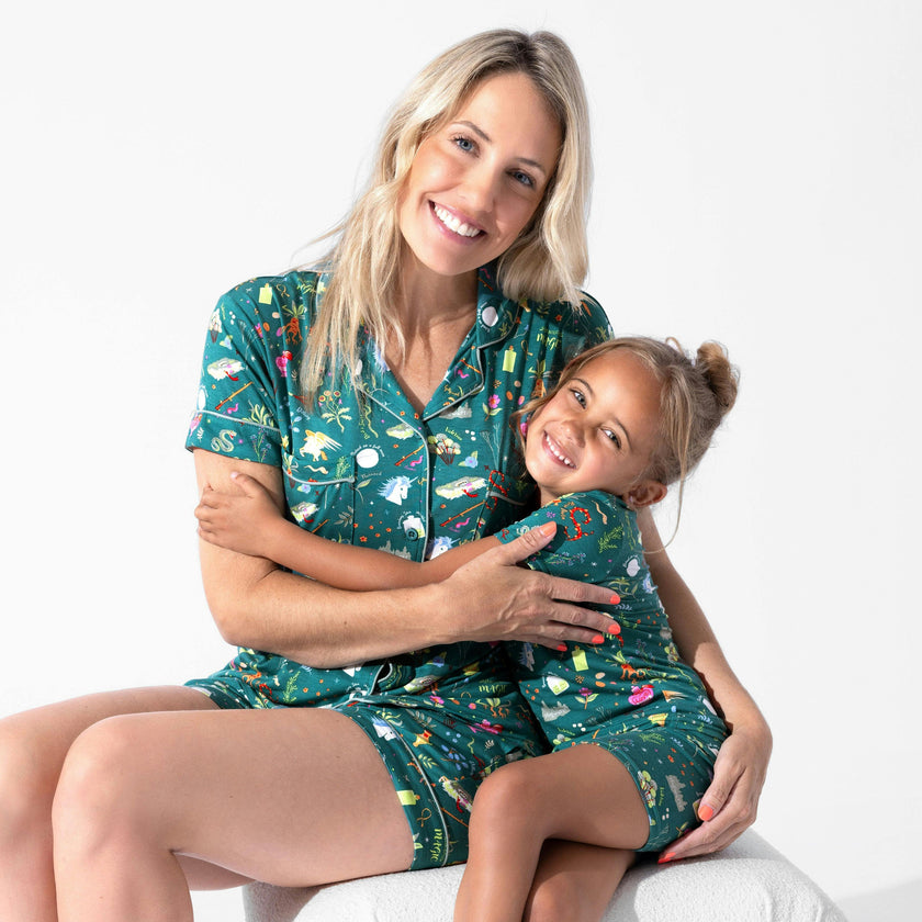 Mandrakes Potions & Herbs Bamboo Kids Pajama Short Set