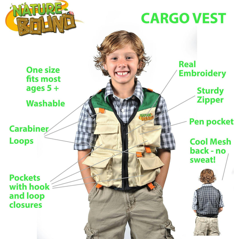 Nature Bound: Cargo Vest - Green & Khaki